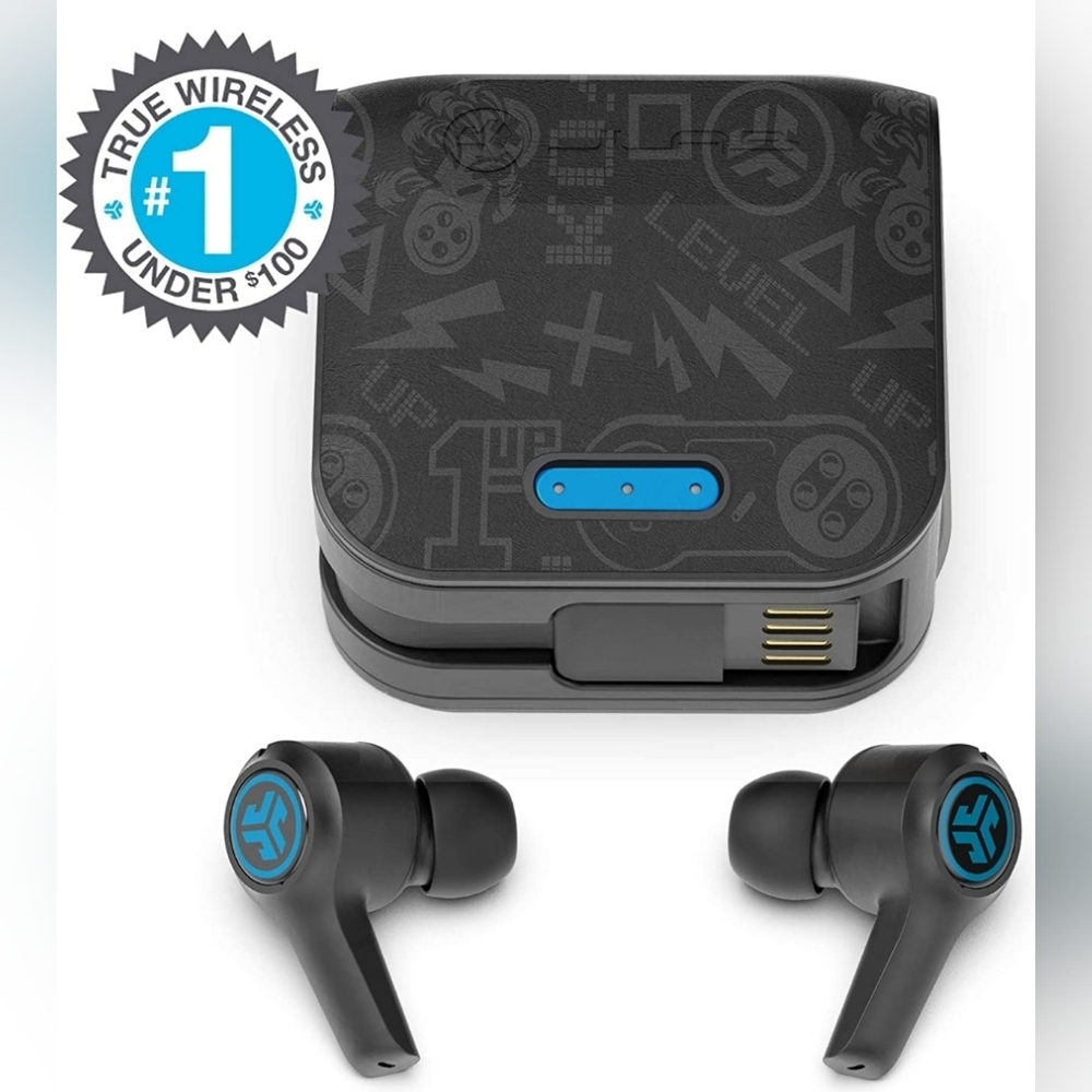 JLab JBuds Air Play Gaming True Wireless Earbuds | 30+ Total Hours of Bluetooth - Picture 2 of 10